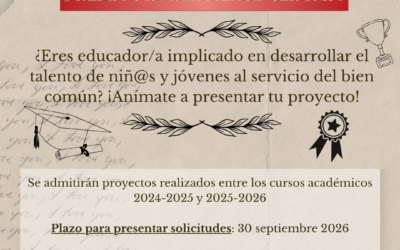 Convocatoria 12ª edición de los Premios Aprendizaje-Servicio